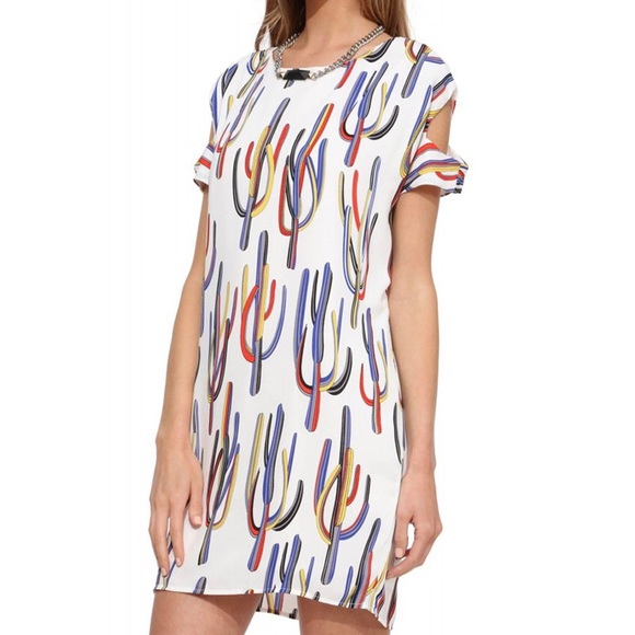 Boutique | Multi Color Cactus Print Dress - Picture 2 of 10
